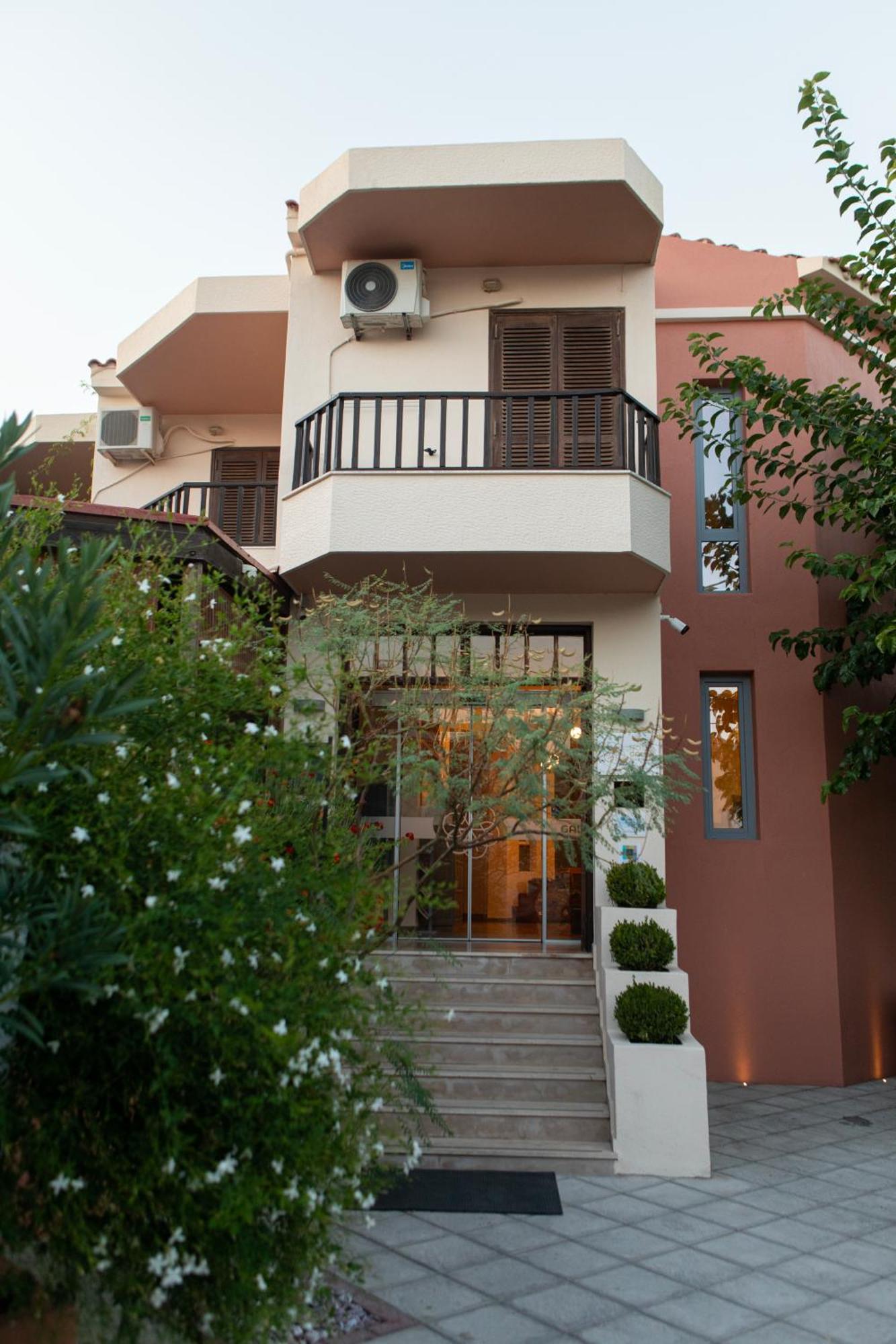 Galini Hotel Skála Eresoú Esterno foto